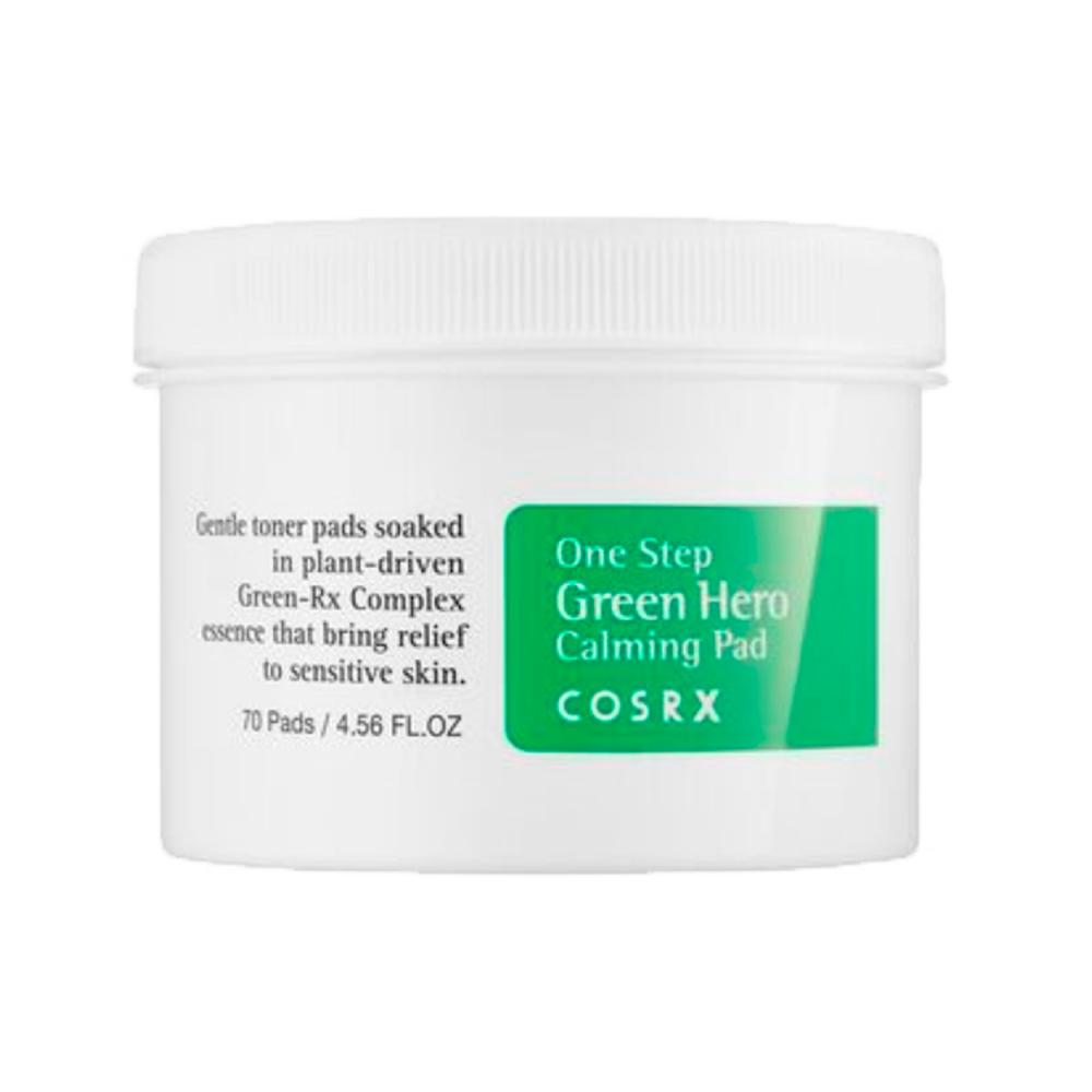 Cosrx – One Step Green hero Calming Pad k beauty
