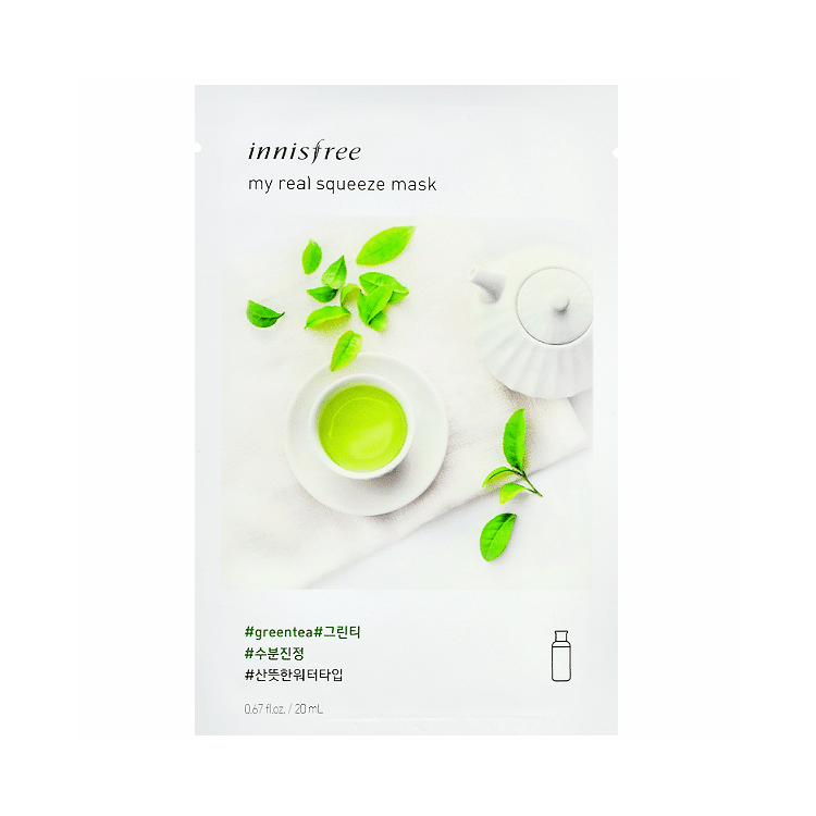 Innisfree – My Real Squeeze Mask Green Tea k beauty