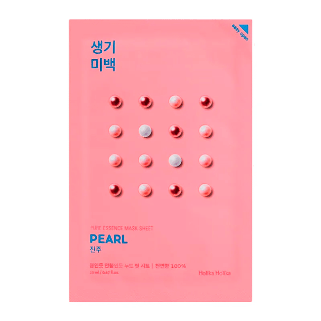 Holika Holika – Pure Essence Mask Sheet Pearl k beauty