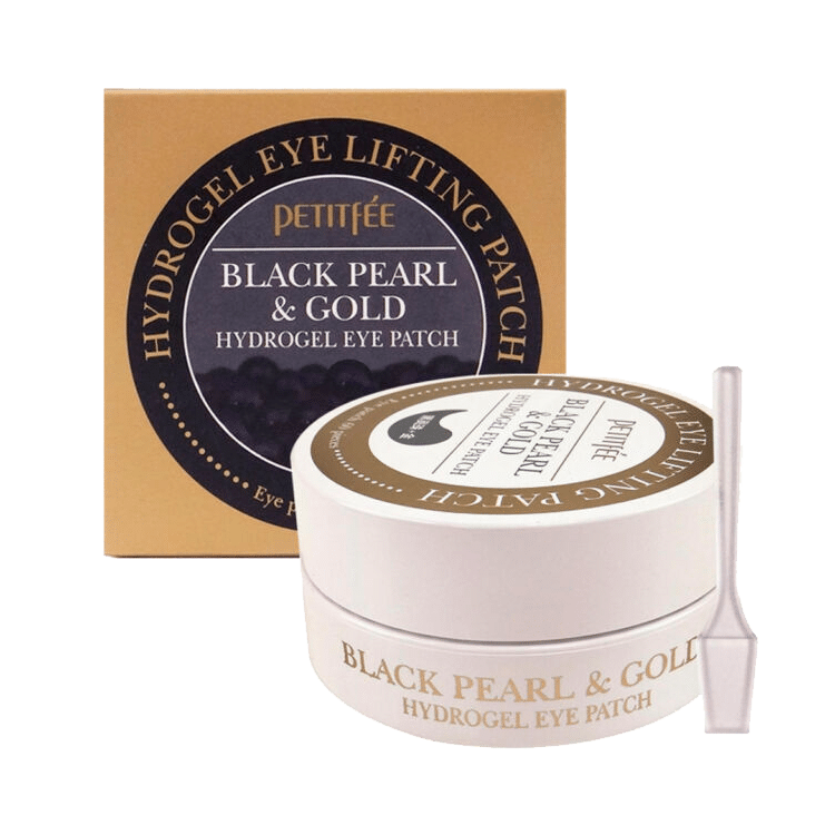 Petitfee – Black Pearl & Gold Hydrogel Eye Patch k beauty