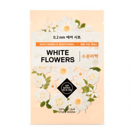 Etude House – 0.2 Therapy Air Mask White Flowers k beauty