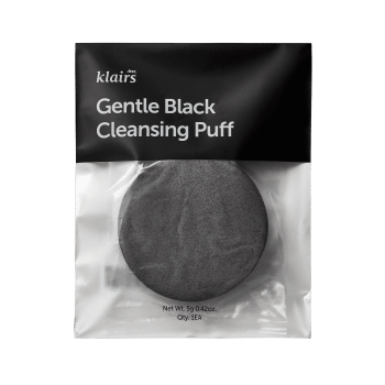 Klairs – Gentle Black Cleansing Puff k beauty