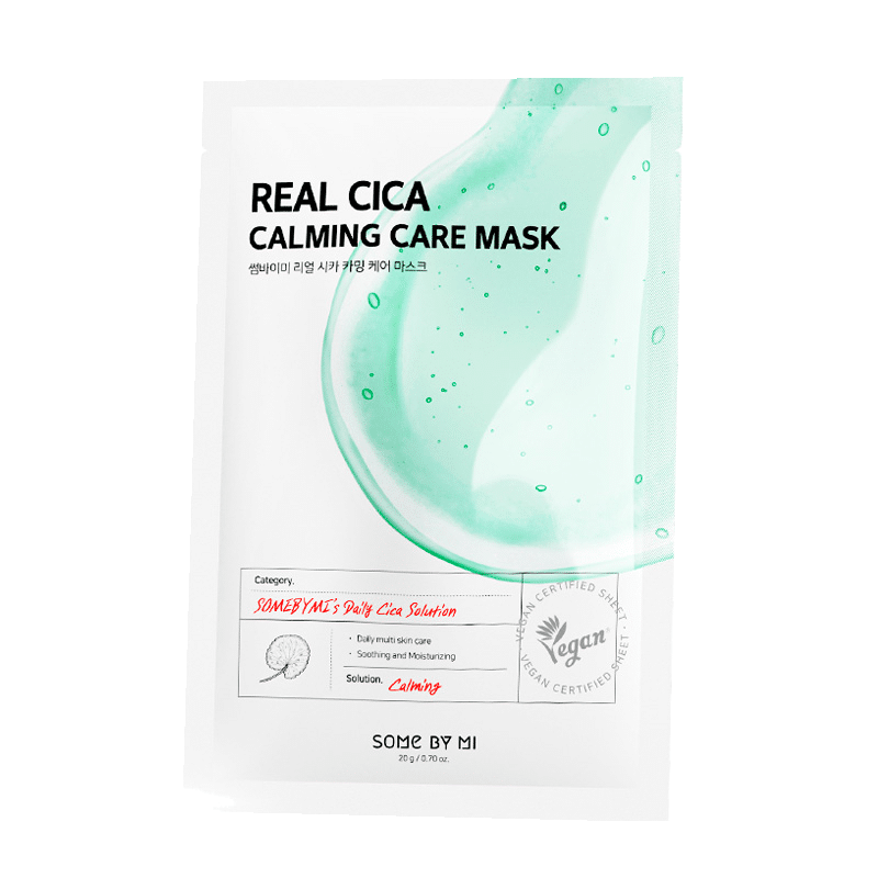 Some By Mi – Real Cica Calming Care Mask k beauty