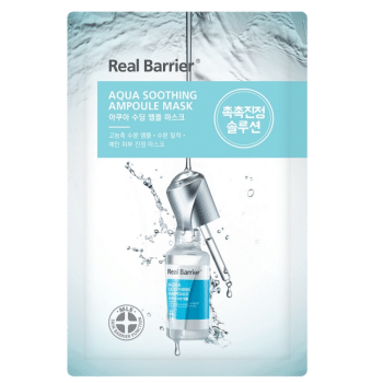 Real Barrier – Aqua Soothing Ampoule Mask k beauty Stort udvalg af koreansk hudpleje