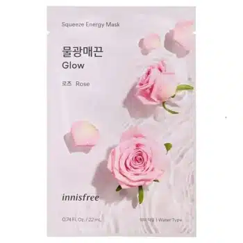 Innisfree – Squeeze Energy Mask Glow Rose k beauty Stort udvalg af koreansk hudpleje