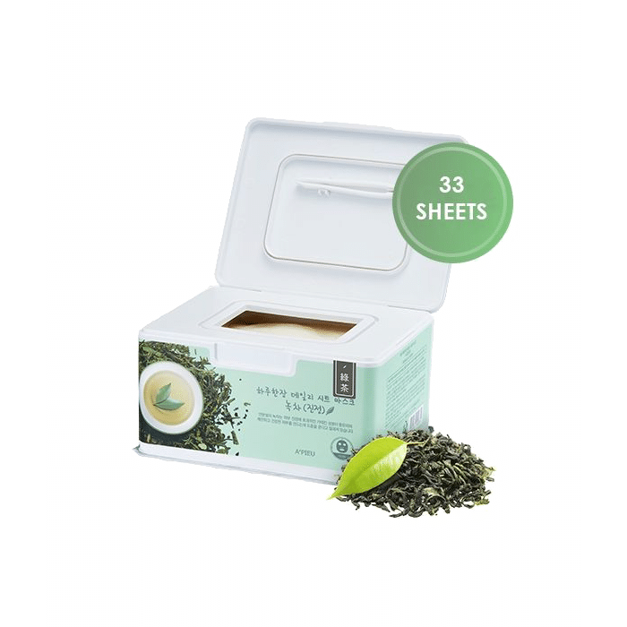 A'PIEU - Daily Sheet Mask Green Tea 33 stk 1