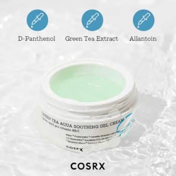 Cosrx – Hydrium Green Tea Aqua Soothing Gel Cream k beauty Stort udvalg af koreansk hudpleje