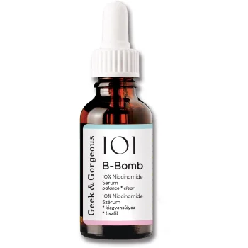 Geek & Gorgeous – B-Bomb – 10% Niacinamide Serum k beauty Stort udvalg af koreansk hudpleje