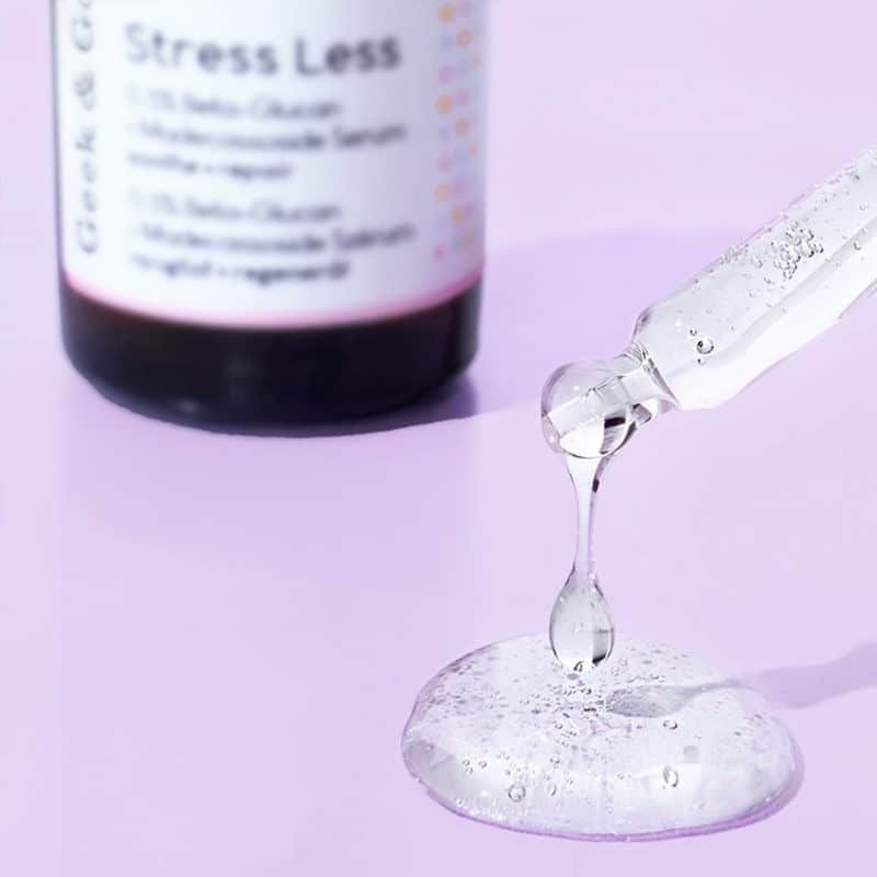 Geek & Gorgeous – Stress Less – Beta Glucan Serum k beauty Stort udvalg af koreansk hudpleje
